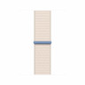 Apple Watch Series 9 41mm, Graphite Stainless Steel Case with Sport Loop - Starlight