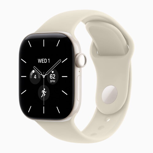 Apple Watch Series 12 42mm, Pearl White Ceramic Case with Sport Band - Sand