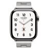 Apple Watch Hermes Series 10 42mm, блочный стальной браслет (L)