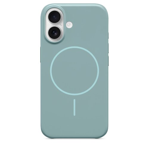 Чехол Beats для iPhone 16 с MagSafe - Riptide Blue (Зелено-голубой)