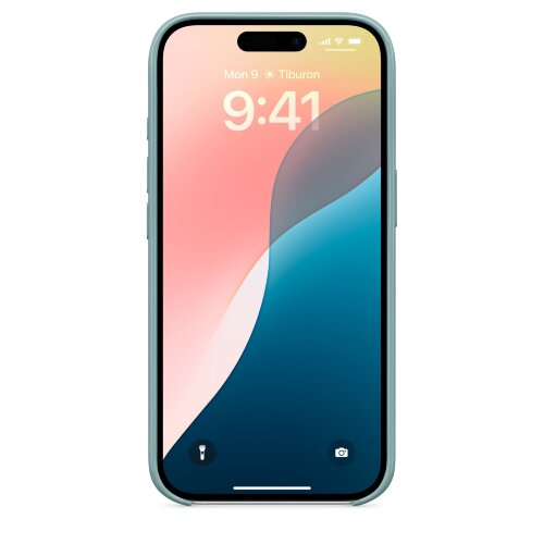 Чехол Beats для iPhone 16 с MagSafe - Riptide Blue (Зелено-голубой)