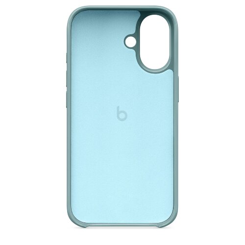Чехол Beats для iPhone 16 с MagSafe - Riptide Blue (Зелено-голубой)