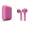 AirPods 2 розовые глянцевые с беспроводным футляром (2019)