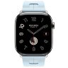 Apple Watch Hermes Series 11 46mm, спортивный ремешок Kilim светло-голубой