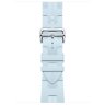 Apple Watch Hermes Series 11 46mm, спортивный ремешок Kilim светло-голубой