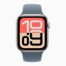 Apple Watch SE 3 40mm, Starlight Aluminum Case with Sport Band - Anchor Blue