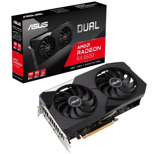 Видеокарта ASUS Dual Radeon RX 6600 8GB