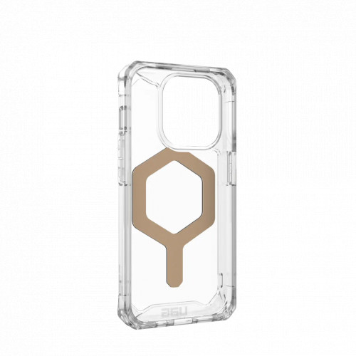 Защитный чехол Uag Plyo для iPhone 15 Pro с MagSafe - Лед/золото (Ice/Gold)
