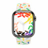 Apple Watch Series 9 45mm, Graphite Stainless Steel Case with Sport Band - Pride Edition