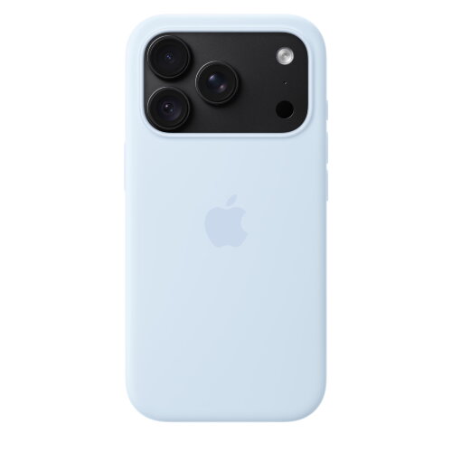 Силиконовый чехол для iPhone 18 Pro с MagSafe — Ярко-голубой (Crisp Blue)