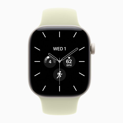 Apple Watch Series 12 42mm, Pearl White Ceramic Case with Sport Band - Pale Succulent