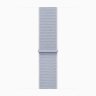 Apple Watch Series 10 46mm, Gold Titanium Case with Sport Loop - Blue Cloud