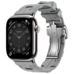 Apple Watch Hermes Series 11 46mm, спортивный ремешок Kilim серый