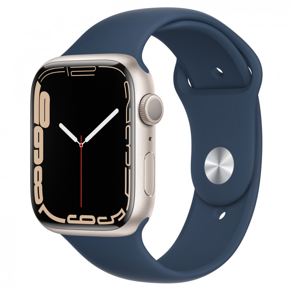 Light blue apple watch top