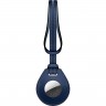 AirTag Hermes Bag Charm - Bleu Saphir