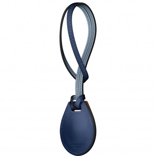 AirTag Hermes Bag Charm - Bleu Saphir