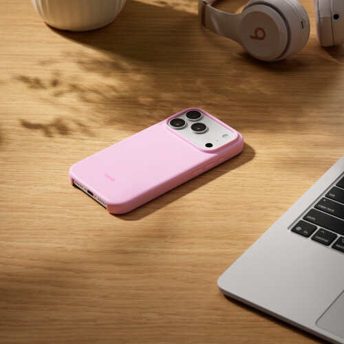 Чехол Beats для iPhone 17 Pro с MagSafe Camera Control - Розовый (Pebble Pink)