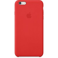 Кожаный чехол для iPhone 6 Plus красный