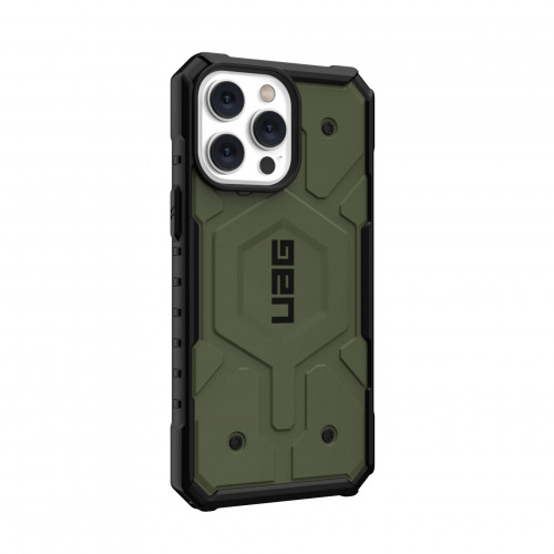 Защитный чехол с поддержкой MagSafe Uag Pathfinder для iPhone 14 Pro Max - Оливковый (Olive)