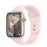 Apple Watch Series 9 41mm, Starlight Aluminum Case with Sport Band - Light Pink