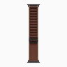 Apple Watch Ultra 4 49mm Black Titanium Case with Burgundy Alpine Loop (S)