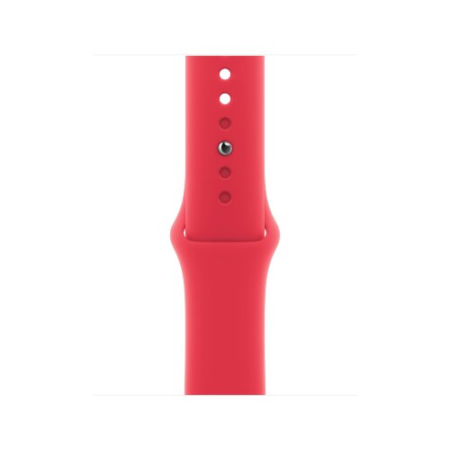 Apple Watch SE (2023) 40mm, Silver Aluminum Case with Sport Band - Red (Красный)