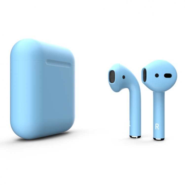 AirPods 2 голубые матовые (2019)