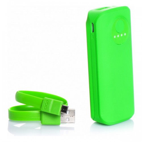 Ebai 5000 mah зеленый - портативное зарядное устройство