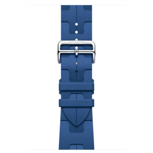 Apple Watch Hermes Series 11 46mm, спортивный ремешок Kilim синий