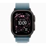 Браслет для Apple Watch Ultra 49mm Alpine Loop Finish Black (M) - Light Blue (Голубой)