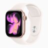 Apple Watch Series 11 42mm, Rose Gold Aluminum Case with Sport Band - Light Blush
