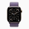 Apple Watch Series 11 42mm, Gold Titanium Case with Sport Loop - Purple Fog