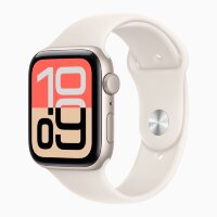Apple Watch SE 3 40mm, Starlight Aluminum Case with Sport Band - Starlight