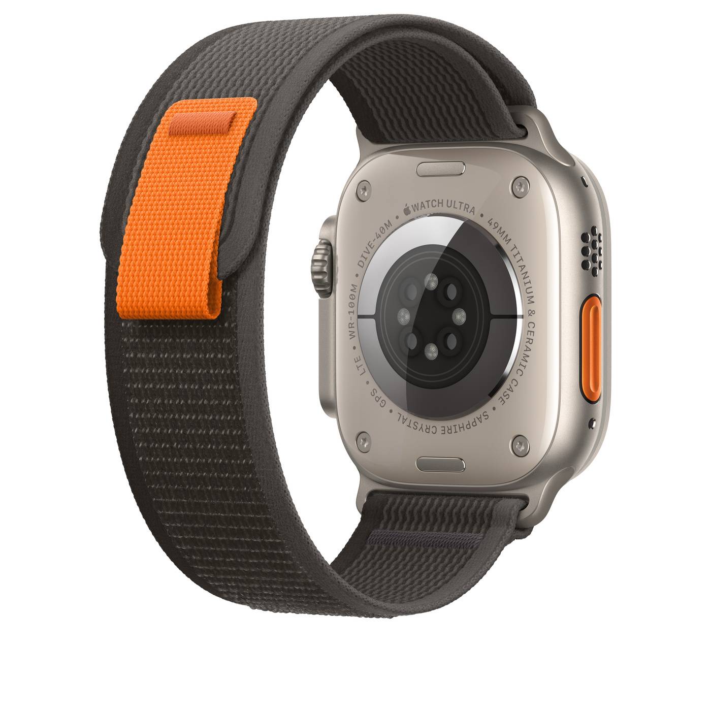 Apple Watch Ultra Trail Loop 49mm M L Black Gray
