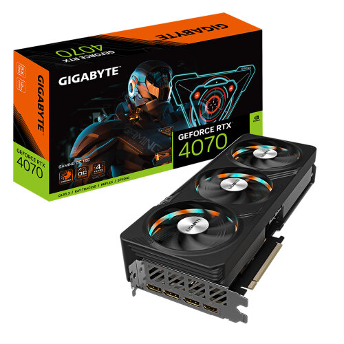 Игровая видеокарта NVIDIA GIGABYTE GeForce RTX 4070 GAMING OC 12G
