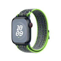 Спортивный браслет для Apple Watch 41mm Nike Sport Loop - Ярко-зеленый/Синий (Bright Green/Blue)