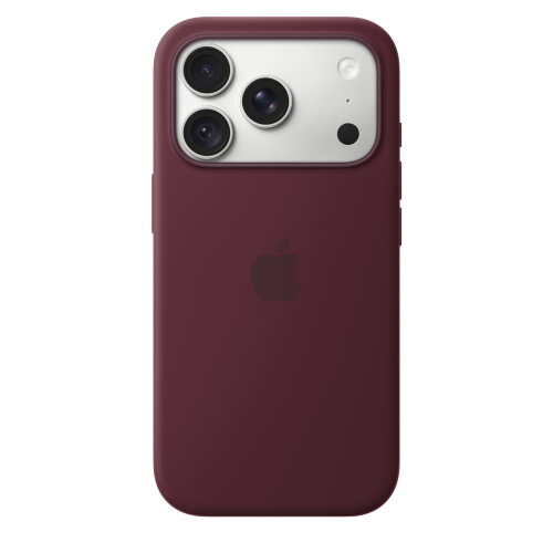Силиконовый чехол для iPhone 18 Pro с MagSafe — Бордовый (Burgundy)
