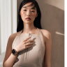 Apple Watch Hermes Series 12 42mm, двойной тонкий кожаный ремешок бежевого цвета