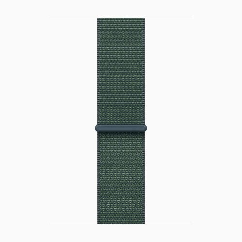 Apple Watch Series 10 46mm, Gold Titanium Case with Sport Loop - Lake Green