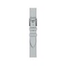 Кожаный ремешок Hermes для Apple Watch Single Tour 42mm Attelage - Серо-голубой (Bleu Glacier)
