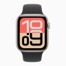 Apple Watch SE 3 40mm, Starlight Aluminum Case with Sport Band - Black