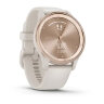 Умные часы Garmin Vivomove Trend 40mm, Peach Gold Stainless Steel Bezel, Ivory Case and Silicone Band