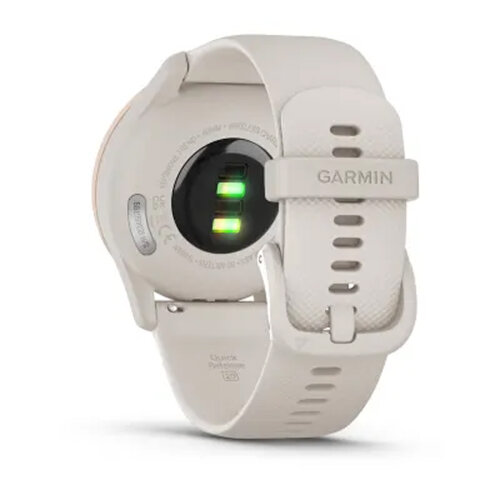 Умные часы Garmin Vivomove Trend 40mm, Peach Gold Stainless Steel Bezel, Ivory Case and Silicone Band