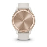 Умные часы Garmin Vivomove Trend 40mm, Peach Gold Stainless Steel Bezel, Ivory Case and Silicone Band
