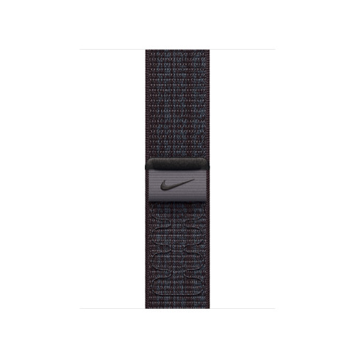 Спортивный браслет для Apple Watch 41mm Nike Sport Loop - Черный/Синий (Black/Blue)