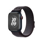 Спортивный браслет для Apple Watch 41mm Nike Sport Loop - Черный/Синий (Black/Blue)