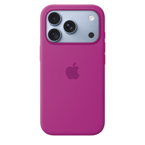 Силиконовый чехол для iPhone 18 Pro с MagSafe — Пурпурный (Magenta)