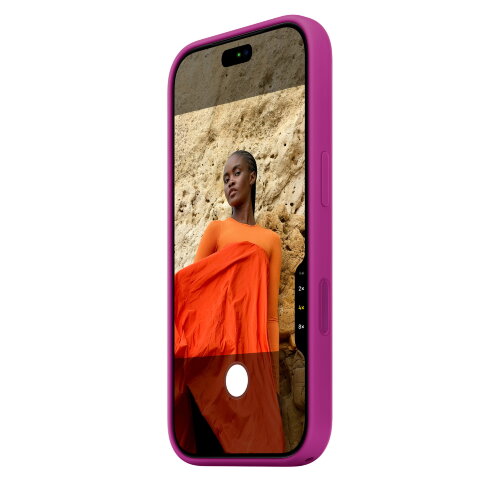 Силиконовый чехол для iPhone 18 Pro с MagSafe — Пурпурный (Magenta)