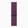 Apple Watch Series 10 46mm, Gold Titanium Case with Sport Loop - Plum