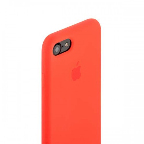 Чехол-накладка Silicone для iPhone 8 и 7 - Оранжевый